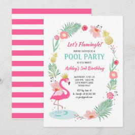 Invitación a la fiesta de Flamingo Pool