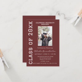 Invitación a la Fiesta de Fotos de Graduado Felici