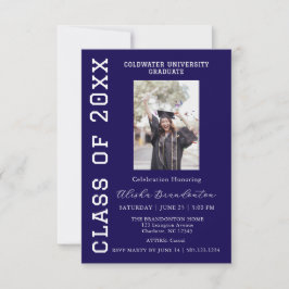 Invitación a la Fiesta de Fotos de Graduado Felici