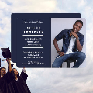 Invitación a la Fiesta de Fotos de Graduados