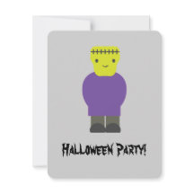Invitación a la fiesta de Frankenstein Halloween