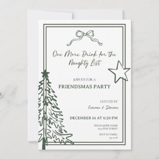 Invitación a la Fiesta de Friendsmas