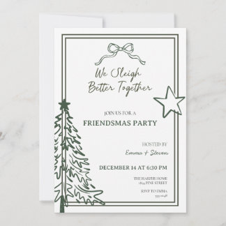 Invitación a la Fiesta de Friendsmas