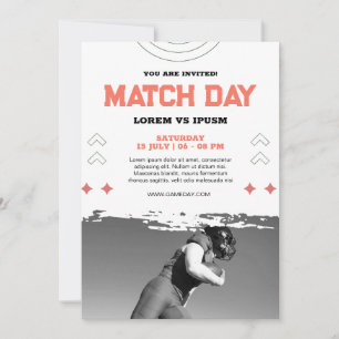 Invitación a la fiesta de fútbol americano Día del