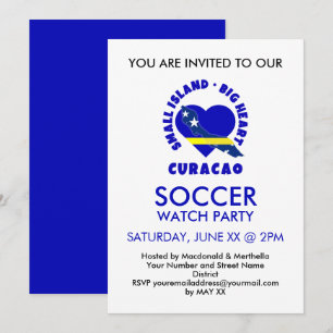Invitación a la FIESTA DE FÚTBOL de Curaçao