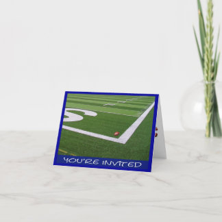 Invitación a la fiesta de fútbol/superbowl