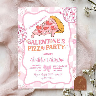 Invitación a la fiesta de Galentine's de niñas en 