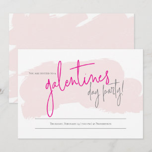 Invitación a la fiesta de Galentines   DÍA DE SAN 