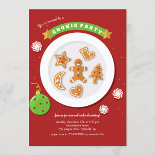 Invitación a la Fiesta de Galletas Navideñas