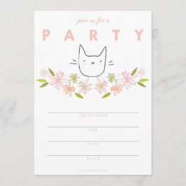 Invitación a la fiesta de gatos de jardín