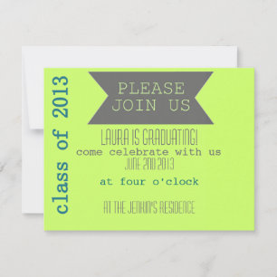 Invitación a la fiesta de graduación