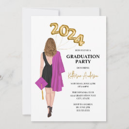 Invitación a la fiesta de graduación