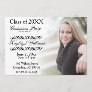 Invitación a la fiesta de graduación