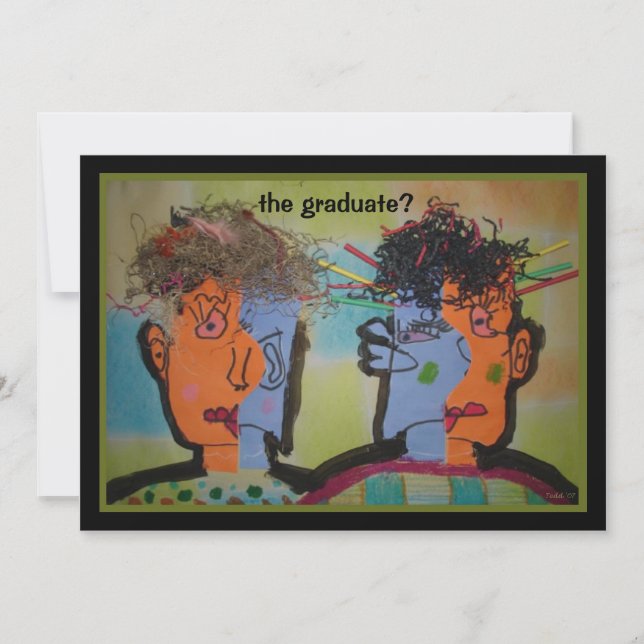 Invitación a la fiesta de graduación (Anverso)