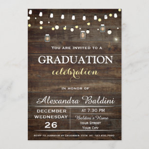 Invitación a la fiesta de graduación