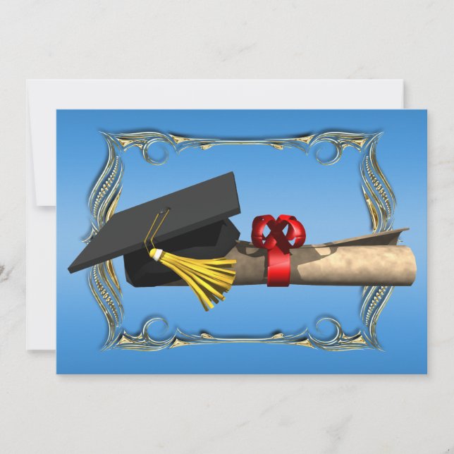 Invitación a la fiesta de graduación (Anverso)