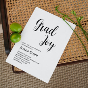 Invitación a la fiesta de graduación