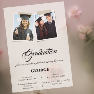 Invitación a la fiesta de graduación