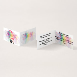 Invitación a la fiesta de graduación