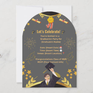 Invitación a la fiesta de graduación