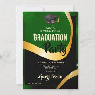 Invitación a la fiesta de graduación