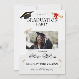 Invitación a la Fiesta de Graduación