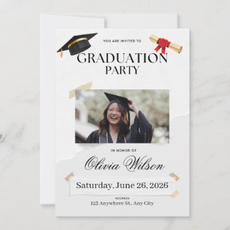 Invitación a la Fiesta de Graduación