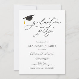 Invitación a la fiesta de graduación