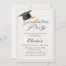 Invitación a la fiesta de graduación