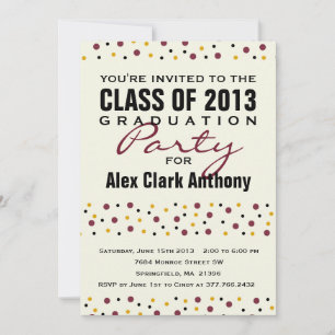 Invitación a la fiesta de graduación 2013