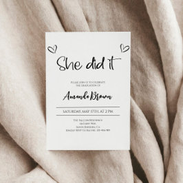 Invitación a la fiesta de graduación, 2024 Invitac