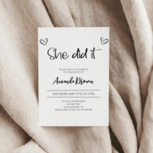 Invitación a la fiesta de graduación, 2024 Invitac