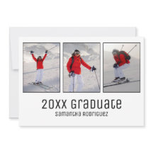 Invitación a la fiesta de graduación blanca del Mo