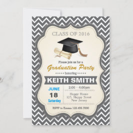 Invitación a la fiesta de graduación. Celebración