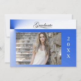 Invitación a la fiesta de graduación con abstracto