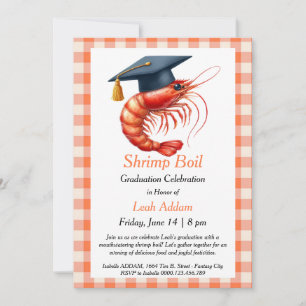 Invitación a la Fiesta de Graduación con Boil de C