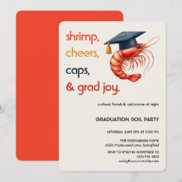 Invitación a la Fiesta de Graduación con Boil de C