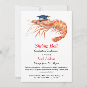 Invitación a la Fiesta de Graduación con Boil de C
