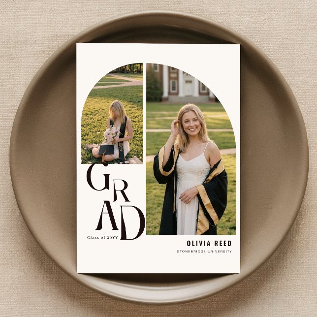 Invitación a la Fiesta de Graduación con Collage d (Subido por el creador)