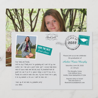 Invitación a la fiesta de graduación con estilo de