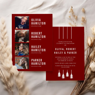 Invitación a la Fiesta de Graduación Conjunta de 4