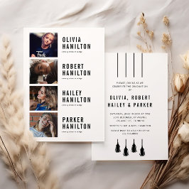 Invitación a la Fiesta de Graduación Conjunta de 4