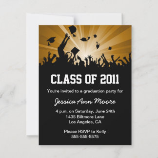 Invitación a la fiesta de graduación de 2011