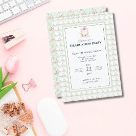 Invitación a la fiesta de graduación de artistas d