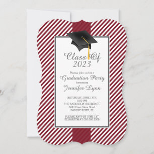 Invitación a la fiesta de graduación de bandas de 