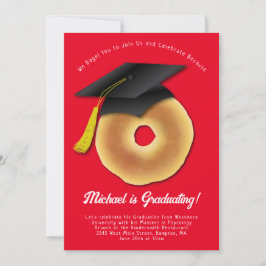 Invitación a la fiesta de graduación de brunch par
