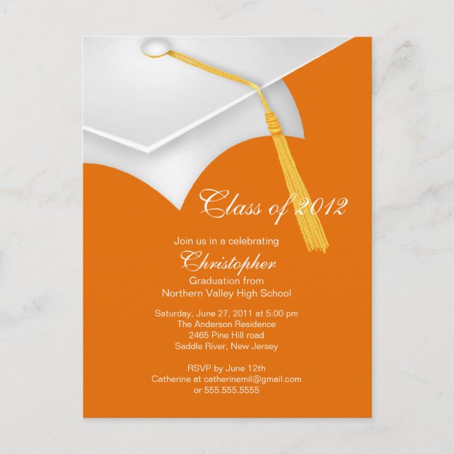 Invitación a la fiesta de graduación de Cabo de Na (Anverso)