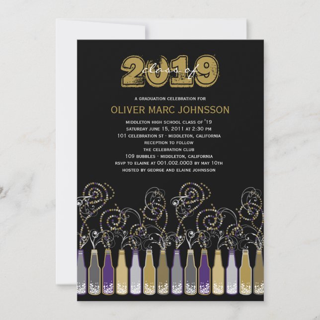 Invitación a la Fiesta de Graduación de Celebratio (Anverso)