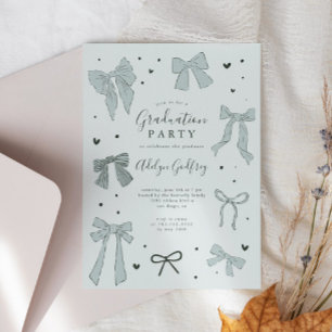 Invitación a la fiesta de graduación de Coquette B