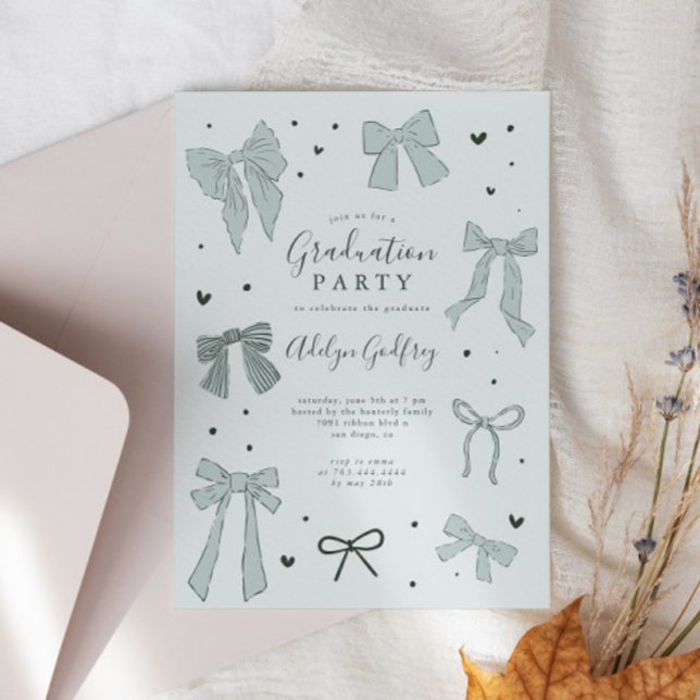 Invitación a la fiesta de graduación de Coquette B (Subido por el creador)